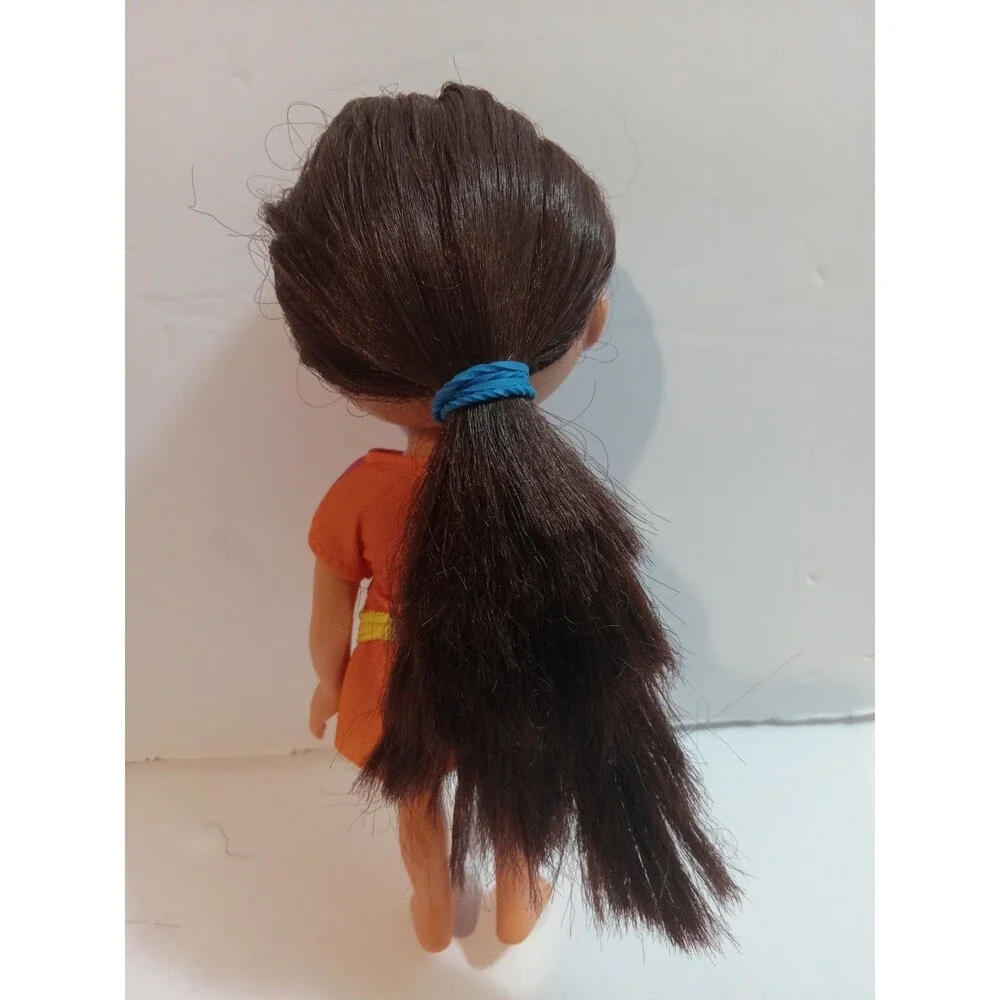 2009 Mattel Dora The Explorer Pink Orange Dress Plastic Doll 8